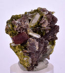 3.2cms AXINITE EPIDOTE  HEMATITE Crystals Cluster Prehnite Peru Mineral Specimen Collectors C998