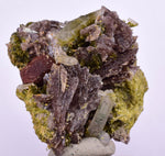 3.2cms AXINITE EPIDOTE  HEMATITE Crystals Cluster Prehnite Peru Mineral Specimen Collectors C998