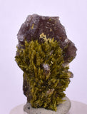 2.8cms AXINITE EPIDOTE QUARTZ Crystals Cluster Prehnite Peru Mineral Specimen Collectors C04