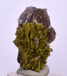 2.8cms AXINITE EPIDOTE QUARTZ Crystals Cluster Prehnite Peru Mineral Specimen Collectors C04
