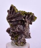 4.4cms AXINITE EPIDOTE QUARTZ Crystals Cluster Prehnite Peru Mineral Specimen Collectors C05