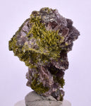 4.4cms AXINITE EPIDOTE QUARTZ Crystals Cluster Prehnite Peru Mineral Specimen Collectors C05