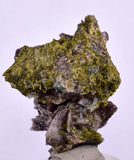 4.4cms AXINITE EPIDOTE QUARTZ Crystals Cluster Prehnite Peru Mineral Specimen Collectors C05