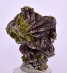 4.4cms AXINITE EPIDOTE QUARTZ Crystals Cluster Prehnite Peru Mineral Specimen Collectors C05