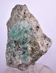 9.4cms GREEN FLUORITE CRYSTALS Pyrite Quartz Peru Huanzala Shiny Mineral Specimen K90