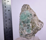 9.4cms GREEN FLUORITE CRYSTALS Pyrite Quartz Peru Huanzala Shiny Mineral Specimen K90