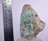 9.4cms GREEN FLUORITE CRYSTALS Pyrite Quartz Peru Huanzala Shiny Mineral Specimen K90