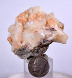 4.8cm GEM ZEOLITE STILBITE heulandite apophyllite (?) crystals peru mineral F416