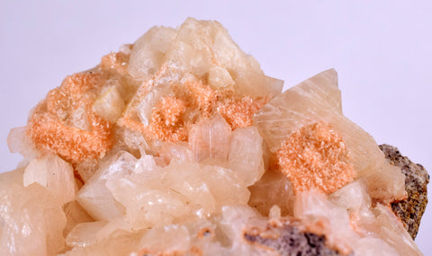 4.8cm GEM ZEOLITE STILBITE heulandite apophyllite (?) crystals peru mineral F416