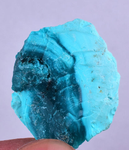 2.5grs BLUE MALACHITE CHRYSOCOLLA Peru Rough Banded Scenic Seascape Display Quality Sculpture Shiny New Find Copper Mineral Specimen U569