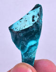 9.6grs BLUE MALACHITE CHRYSOCOLLA Peru Rough Banded Scenic Seascape Display Quality Sculpture Shiny New Find Copper Mineral Specimen U571