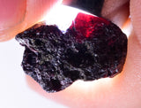 23.5cts PROUSTITE RUBY SILVER Crystals Uchucchacua Mine Peru Mineral Specimen H326