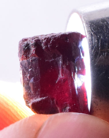 4.5cts PROUSTITE RUBY SILVER Crystals Uchucchacua Mine Peru Mineral Specimen H329