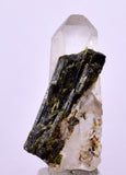 2.9cms EPIDOTE QUARTZ CRYSTALS Miniature Peru Cluster Aesthetic Green Yellow Color Mineral Specimen C991
