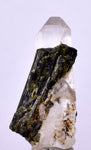 2.9cms EPIDOTE QUARTZ CRYSTALS Miniature Peru Cluster Aesthetic Green Yellow Color Mineral Specimen C991
