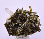 3.4cms EPIDOTE QUARTZ CRYSTALS Miniature Peru Cluster Aesthetic Green Yellow Color Mineral Specimen C994