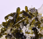 3.4cms EPIDOTE QUARTZ CRYSTALS Miniature Peru Cluster Aesthetic Green Yellow Color Mineral Specimen C994