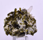 3.4cms EPIDOTE QUARTZ CRYSTALS Miniature Peru Cluster Aesthetic Green Yellow Color Mineral Specimen C994