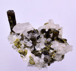 4.3cms EPIDOTE QUARTZ CRYSTALS Miniature Peru Cluster Aesthetic Green Yellow Color Mineral Specimen C995