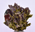 2.7cms AXINITE EPIDOTE  HEMATITE Crystals Cluster Prehnite Peru Mineral Specimen Collectors C997