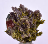 2.7cms AXINITE EPIDOTE  HEMATITE Crystals Cluster Prehnite Peru Mineral Specimen Collectors C997