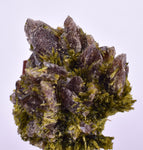 2.7cms AXINITE EPIDOTE  HEMATITE Crystals Cluster Prehnite Peru Mineral Specimen Collectors C997