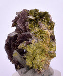 3.2cms AXINITE EPIDOTE  HEMATITE Crystals Cluster Prehnite Peru Mineral Specimen Collectors C998