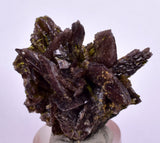 3.4cms AXINITE EPIDOTE Crystals Cluster Prehnite Peru Mineral Specimen Collectors C999