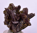 3.4cms AXINITE EPIDOTE Crystals Cluster Prehnite Peru Mineral Specimen Collectors C999