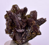 3.4cms AXINITE EPIDOTE Crystals Cluster Prehnite Peru Mineral Specimen Collectors C999
