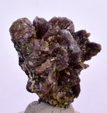 3.4cms AXINITE EPIDOTE Crystals Cluster Prehnite Peru Mineral Specimen Collectors C999