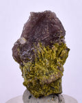 2.8cms AXINITE EPIDOTE QUARTZ Crystals Cluster Prehnite Peru Mineral Specimen Collectors C04
