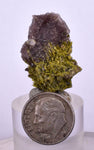 2.8cms AXINITE EPIDOTE QUARTZ Crystals Cluster Prehnite Peru Mineral Specimen Collectors C04