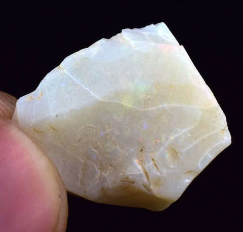 8.5cts PRECIOUS FIRE OPAL Australian Rough Seam Nobby Opal Coober Pedy O753