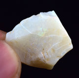 8.5cts PRECIOUS FIRE OPAL Australian Rough Seam Nobby Opal Coober Pedy O753