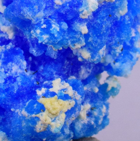 4.6cms ALUNOGEN CHALCANTHITE  ROMERITE Peru Natural Botryoidal Crystals Translucent F421