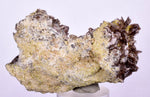 6.6cms AXINITE QUARTZ CRYSTALS Cluster Prehnite Peru Mineral Specimen Collectors A566