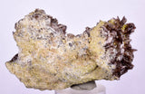 6.6cms AXINITE QUARTZ CRYSTALS Cluster Prehnite Peru Mineral Specimen Collectors A566
