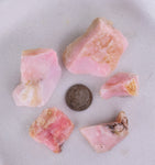 57Grams Lot PINK OPAL ROUGH A A Quality Jewelry Pendant Peru Coral Color P261