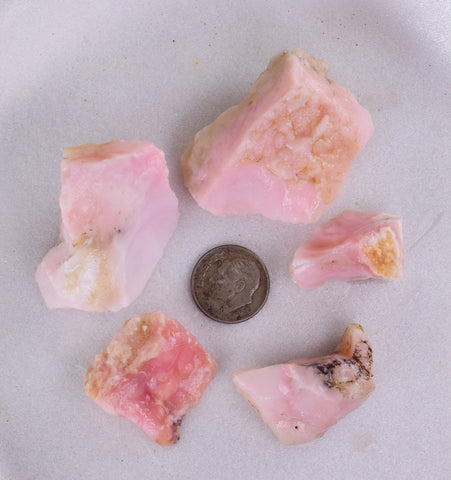57Grams Lot PINK OPAL ROUGH A A Quality Jewelry Pendant Peru Coral Color P261