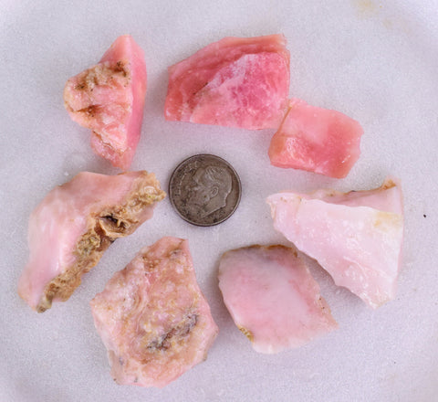55Grams Lot PINK OPAL ROUGH A A Quality Jewelry Pendant Peru Coral Color P265
