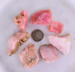 55Grams Lot PINK OPAL ROUGH A A Quality Jewelry Pendant Peru Coral Color P265