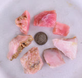 55Grams Lot PINK OPAL ROUGH A A Quality Jewelry Pendant Peru Coral Color P265