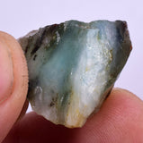 53Grams Lot BLUE OPAL ROUGH Peru Rough Scenic Quality Translucent Jewelry O748
