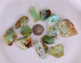54Grams Lot BLUE OPAL ROUGH Peru Rough Scenic Quality Translucent Jewelry O752