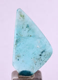 7carats BLUE OPAL CABOCHON Pendant Wire Wrap Caribean Turquoise Color Peru B79