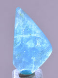 7carats BLUE OPAL CABOCHON Pendant Wire Wrap Caribean Turquoise Color Peru B79