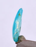 0.5carats BLUE OPAL CABOCHON Pendant Wire Wrap Caribean Turquoise Color Peru B81