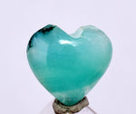1.5carats BLUE OPAL CABOCHON Pendant Wire Wrap Caribean Turquoise Color Peru B83