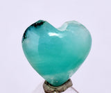 1.5carats BLUE OPAL CABOCHON Pendant Wire Wrap Caribean Turquoise Color Peru B83